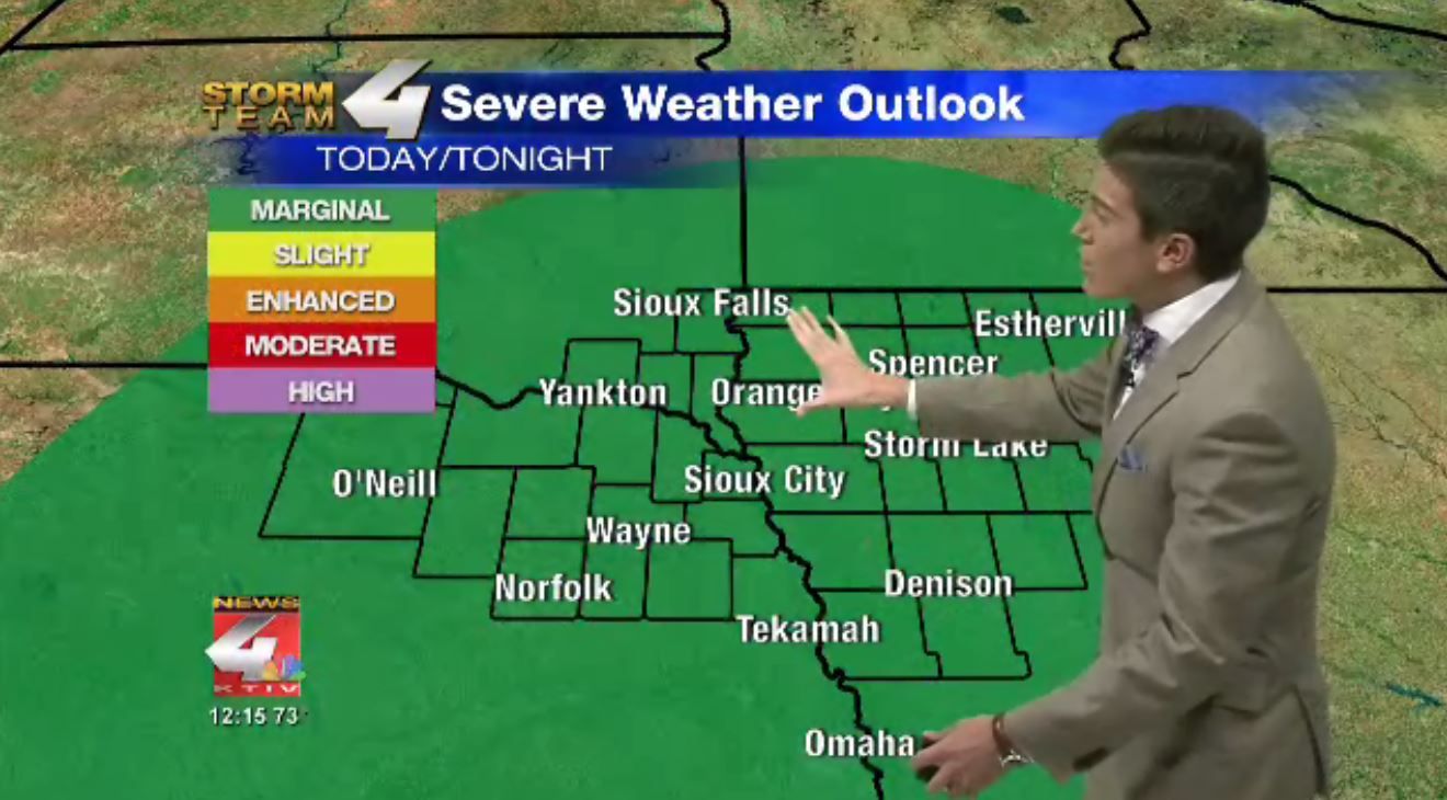 Severe storms possible tonight KTIV News 4 Sioux City IA News
